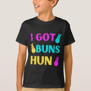 Funny Easter - I Got Buns Marshmallow Candy Bunnie T-Shirt