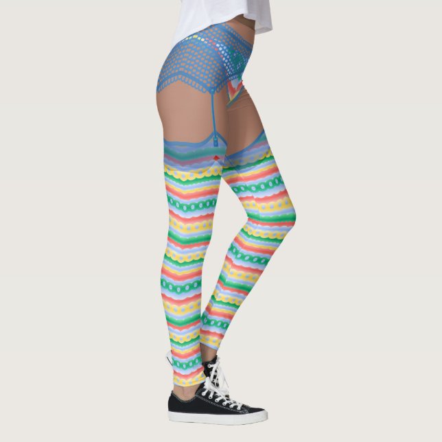 Funny Easter Leggings Easter Costume Legging Pants (Right)