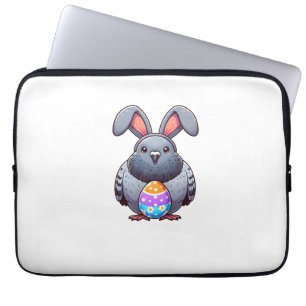 Funny Easter Pigeon Lover Egg Eggs Bunny Rabbit Bu Laptop Sleeve