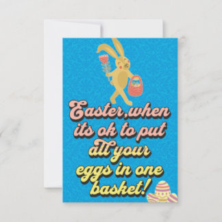 Funny Easter Pun Quote Card