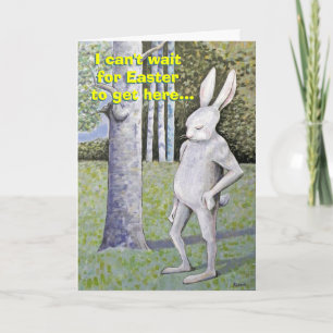 Funny Easter Rabbit Card