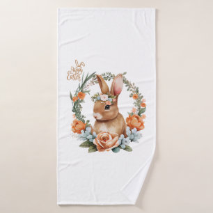 funny Easter shirt, cute shirt, Happy Easter shirt Bath Towel
