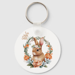 funny Easter shirt, cute shirt, Happy Easter shirt Keychain