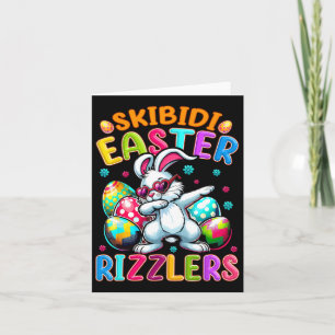 Funny Easter Shirt - Skibidi Easter Bunny Gen Alph Card