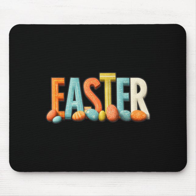 Funny Easter Speech for Man and Woman Mouse Pad (Front)
