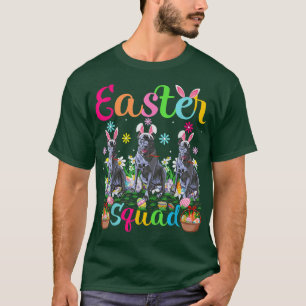 Funny Easter Squad Bunny Ear Cane Corso Dog Happy  T-Shirt