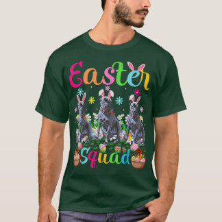 Funny Easter Squad Bunny Ear Cane Corso Dog Happy  T-Shirt