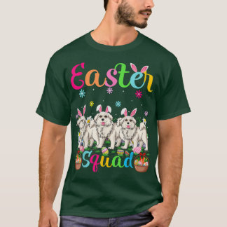 Funny Easter Squad Bunny Ear Great Pyrenees Dog Ha T-Shirt