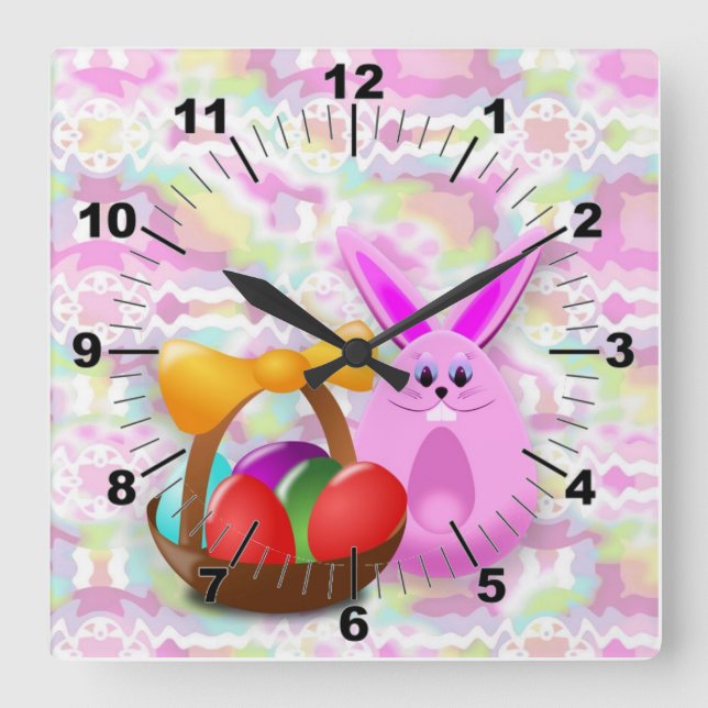 Funny Easter  Wall Clock (Front)