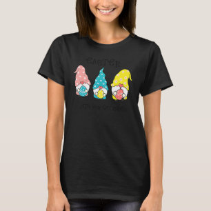Funny Easter With My Gnomies Happy Easter Egg Bunn T-Shirt