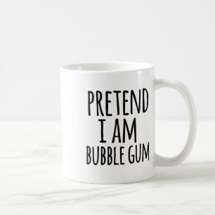 Funny Easy Lazy Halloween Pretend I Am Bubble Gum Coffee Mug
