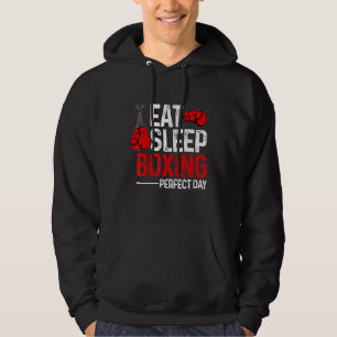 Funny Eat. Sleep. Repeat. Boxing Lover Perfect Day Hoodie