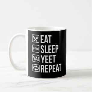 Funny Eat Sleep Yeet Repeat Popular Dance Coffee Mug