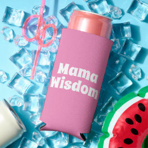 Funny "Eat Your Leafy Greens" - Mother's Day Seltzer Can Cooler