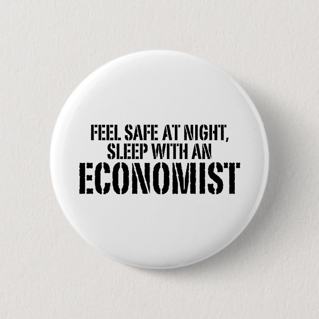 Funny Economist 2 Inch Round Button (Front)