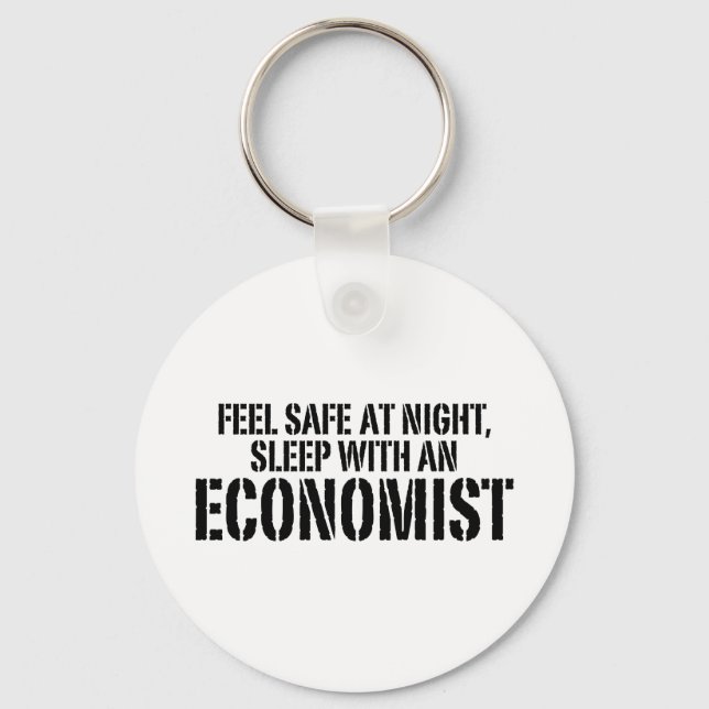 Funny Economist Keychain (Front)