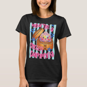 Funny Ed A Dumpling Cute Dumpling Kids Girls T-Shirt