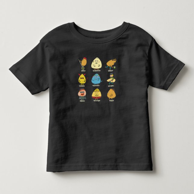 Funny Egg Puns Toddler T-shirt (Front)