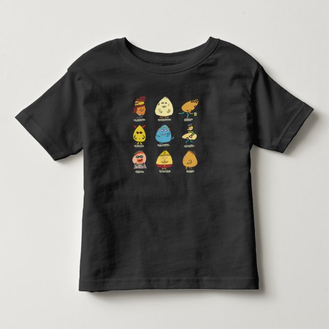 Funny Egg Puns Toddler T-shirt (Front)