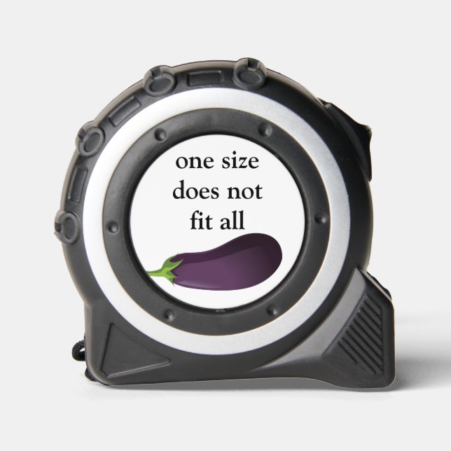  FUNNY EGGPLANT one size does not fit all 1 (Front)