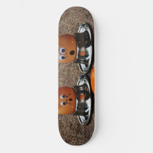 Funny eggs skateboard