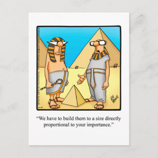 Funny Egyptian Humour Postcard