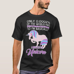 Funny Ehlers-Danlos Syndrome Awareness Unicorn Lov T-Shirt