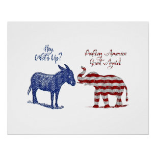 Funny Elections Theme Pro Republican Trump 2024 Poster