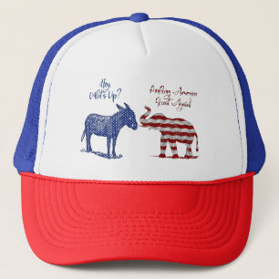 Funny Elections Theme Pro Republican Trump 2024 Trucker Hat