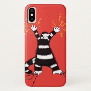 Funny electric cat shirt with a weird character il Case-Mate iPhone case