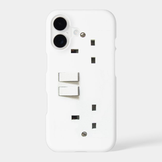 Funny Electrical Outlet from UK On iPhone 7 case (Back)