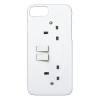Funny Electrical Outlet from UK Sur iPhone 7 coque