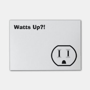 Funny Electrical Outlet Post-it Notes