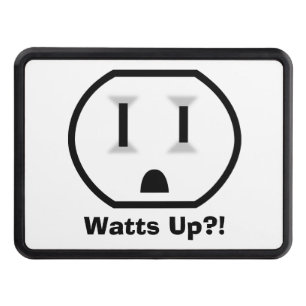 Funny Electrical Outlet Trailer Hitch Cover