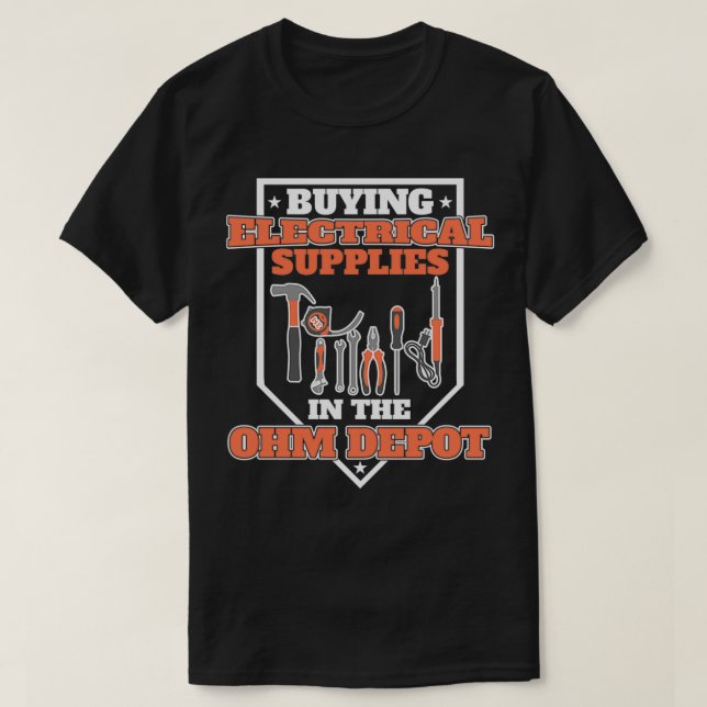 Funny Electrician Apprentice Apprentice Linesman  T-Shirt (Design Front)