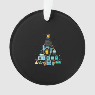 Funny Electrician Christmas Tree Ornament
