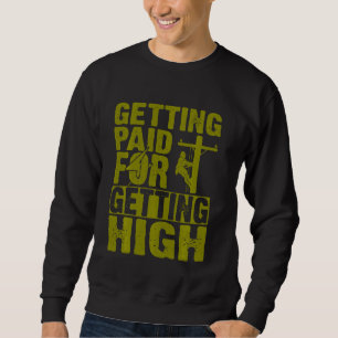Funny Electrician Electrical Power Lineman Men Boy Sweatshirt