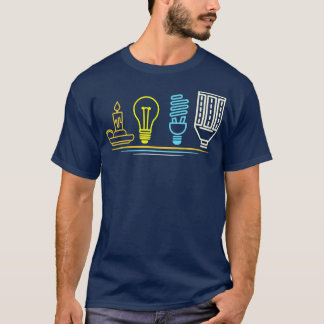 Funny Electrician EngineerLight Bulb Electricity  T-Shirt