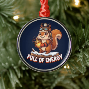 Funny Electrician Gift Steampunk Metal Ornament