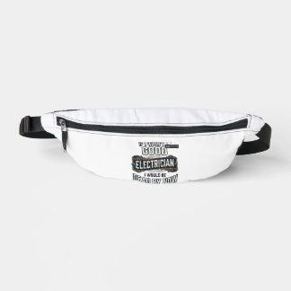 Funny Electrician Vintage Engraving Quote Design Fanny Pack