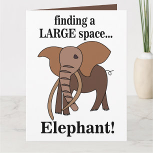 Funny Elephant Card