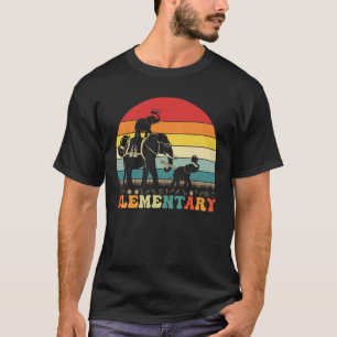 Funny Elephant Elementary Back to School Teacher S T-Shirt