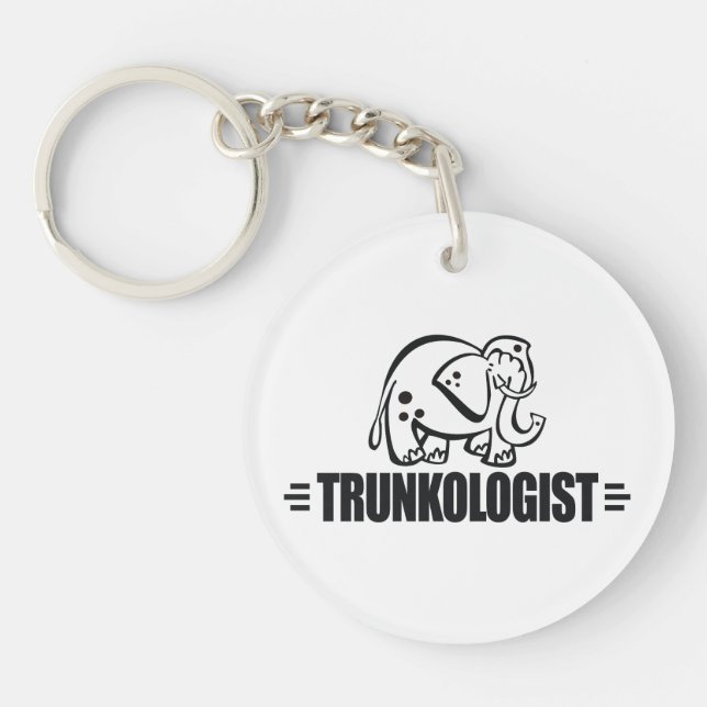 Funny Elephant Keychain (Front)