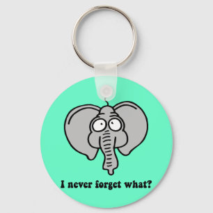 Funny elephant keychain