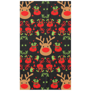 Funny Elf Christmas Wrapping Tablecloth