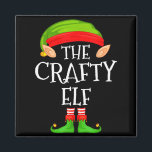 Funny Elf Family Christmas Crafty Elf Sweater Matc Magnet<br><div class="desc">Funny Elf Family Christmas Crafty Elf Sweater Matching Elf</div>