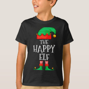 Funny Elf Family Christmas The Happy Elf Sweater M