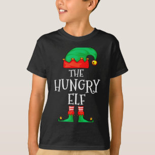 Funny Elf Family Christmas The Hungry Elf Sweater 