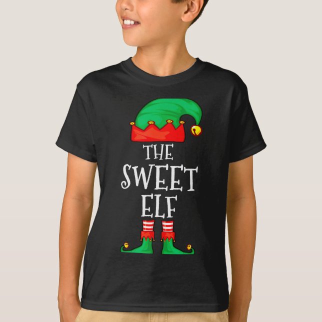 Funny Elf Family Christmas The Sweet Elf Sweater M (Front)
