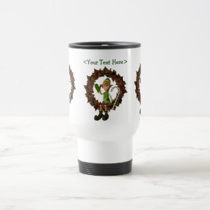 Funny Elf Personalized Christmas Holiday Mug